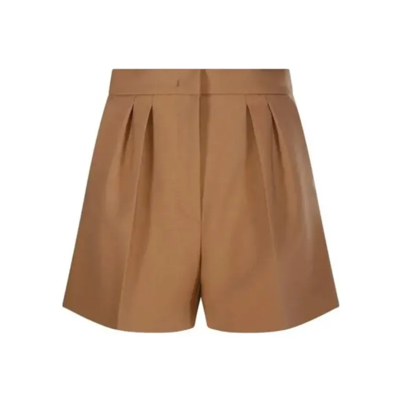 MaxMara Zic Pleat Detailed Shorts-0