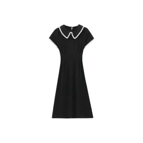 FLIM Short Sleeved Dress Women's Black