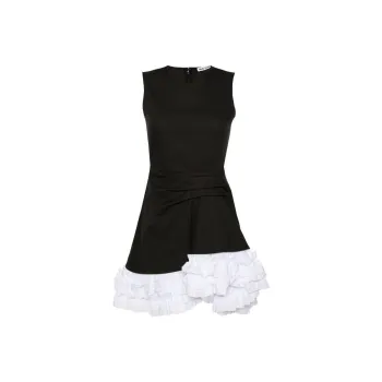 Molly Goddard SS24 Sleeveless Dress Women's Black