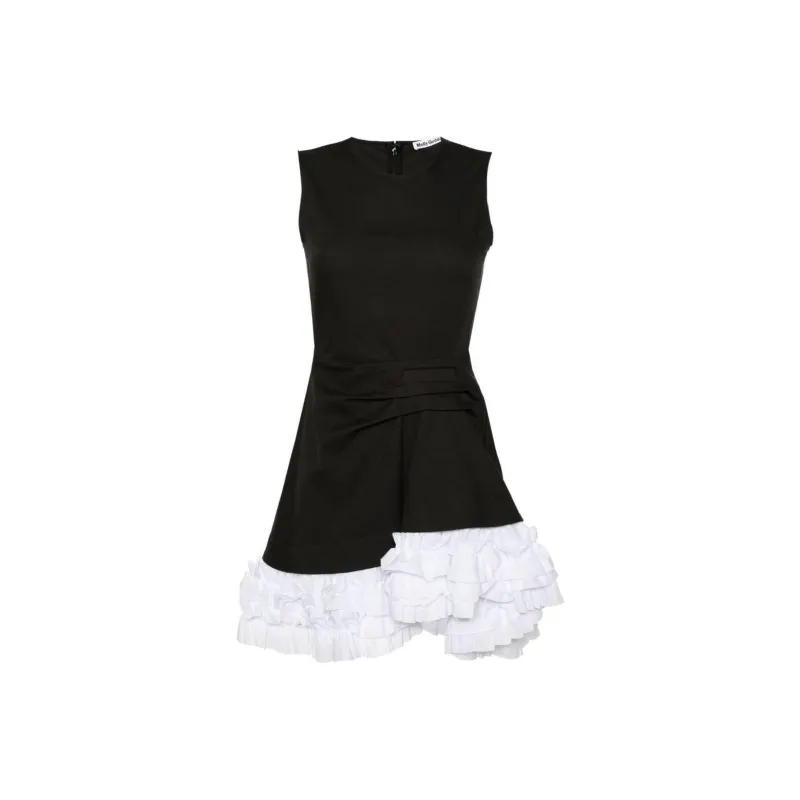 Molly Goddard SS24 Sleeveless Dress Women's Black-0