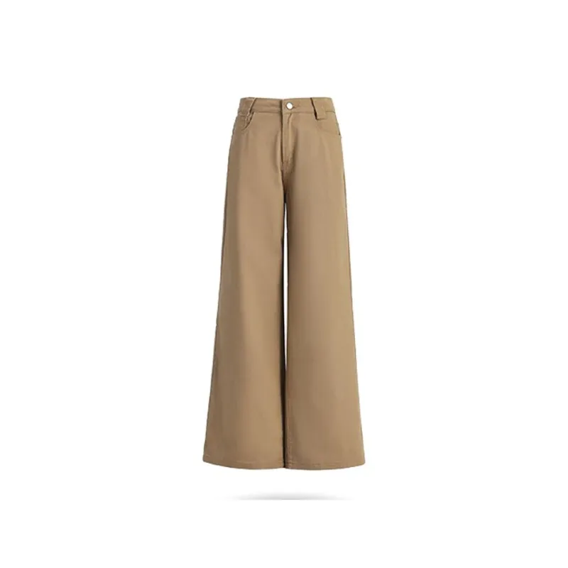 Shuhao Bai Jeans Women's Latte Brown-0