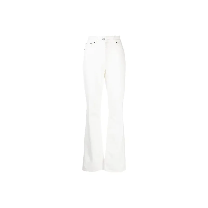 FERRAGAMO High-waist Straight-leg Denim Trousers-0