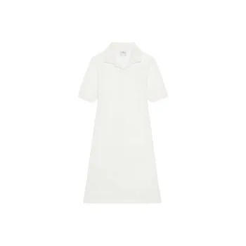 COURREGES Mini Piqué Polo Dress