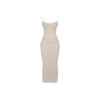 HOUSE OF CB NALINI Slip Dress Women's SAND/Sandy