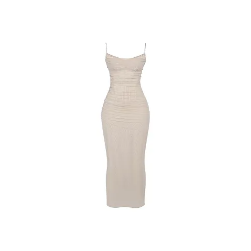 HOUSE OF CB NALINI Slip Dress Women's SAND/Sandy