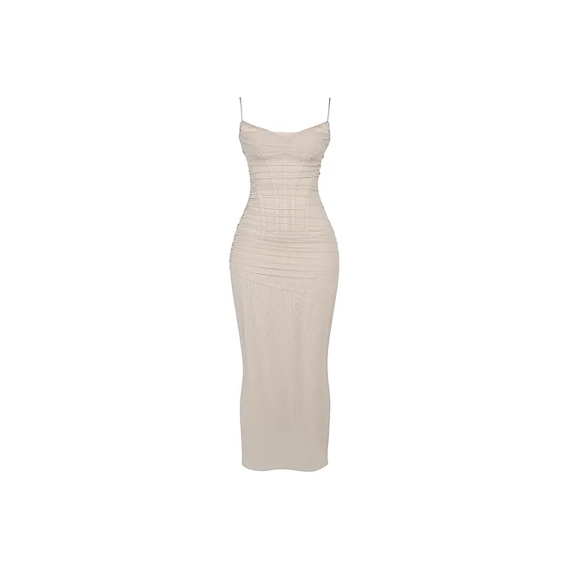 HOUSE OF CB NALINI Slip Dress Women's SAND/Sandy-0