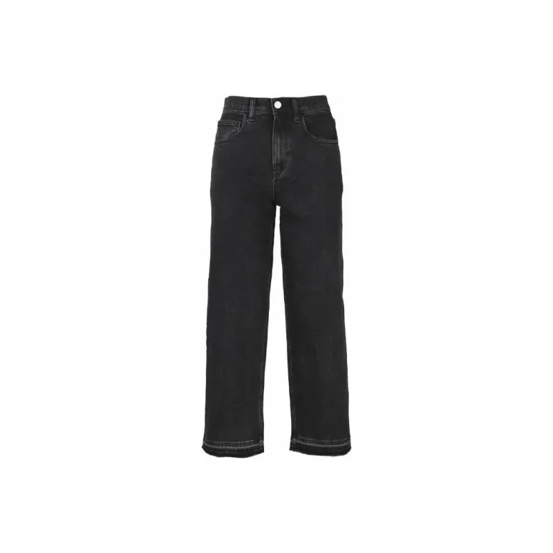 THEORY High-rise Cotton Straight-leg Jeans-0