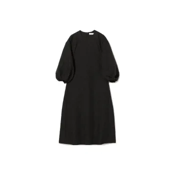 Beams Long Sleeved Dress Women's Black