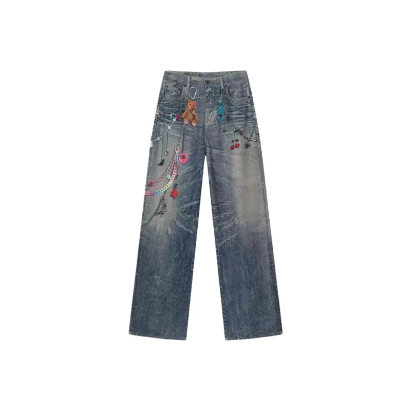 YGPRW Jeans Women's Blue-0