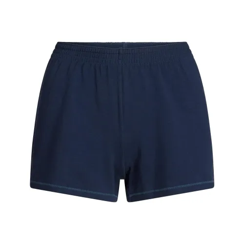 SKIMS COTTON JERSEY LOOSE SHORT Casual Shorts Women's NAVY/Marine Blue
