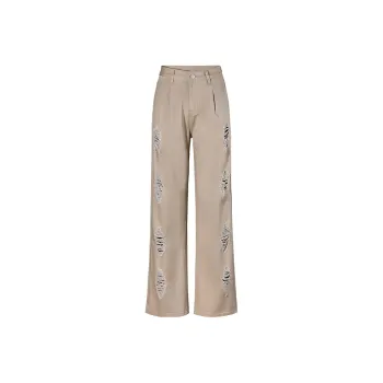 Wen Shan Jeans Women's Khaki