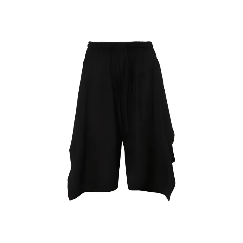 Y-3 Stripe Detailed Layered Effect Shorts-0