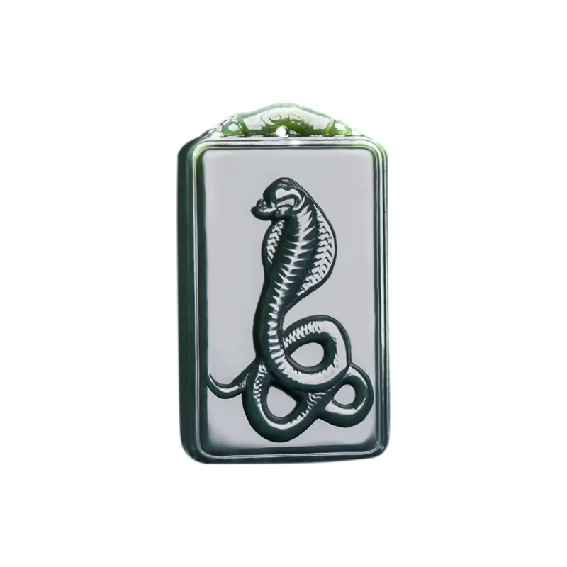 KUNYUYAO Hetian Jade Pendants Green Jade Unisex-25