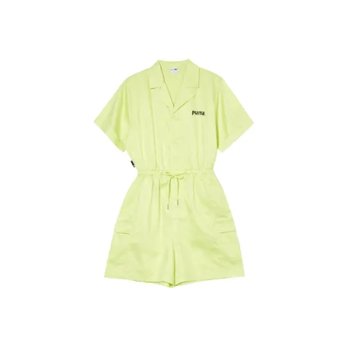 PUMA Jumpsuit Women's Light Bright Yellow