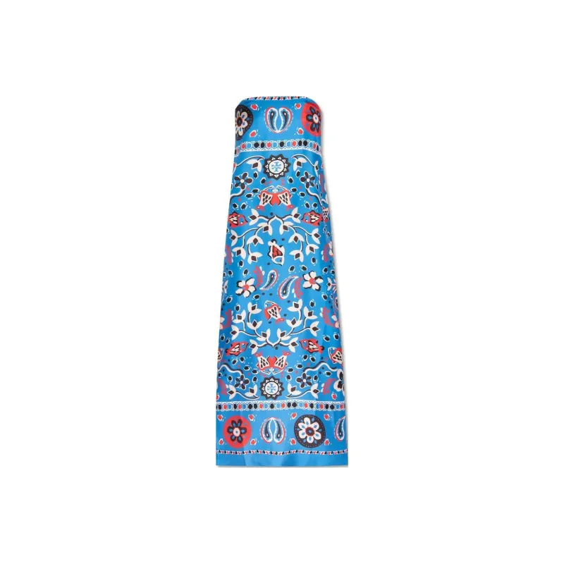 TORY BURCH Paisley Printed Strapless Maxi Dress-0