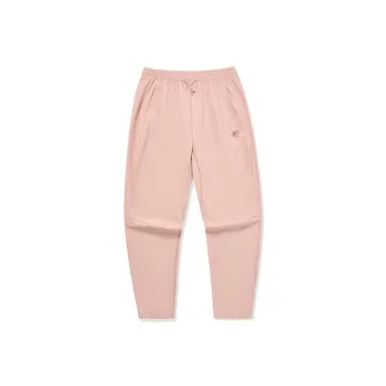 Erke Casual Pants Women's Cream Pink