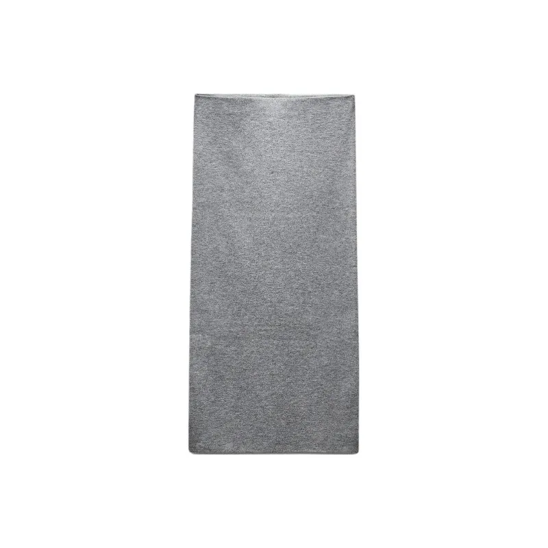 ZARA Knit Long Skirts Women's Gray/Natural Color-0