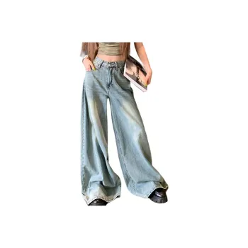 Kazakhstan Jeans Women's Vintage Denim Blue