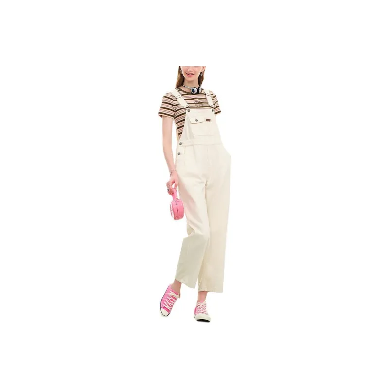 Lagogo Overalls Women's Beige T2-0