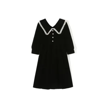 Adeworn Long-Sleeved Dresses Women's Black
