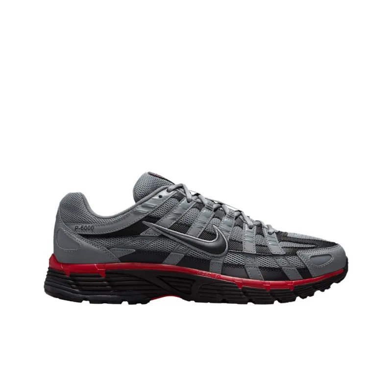 Nike P 6000 Cushioning, Wear Resistant Low Top Running Shoes Men's Gray-1