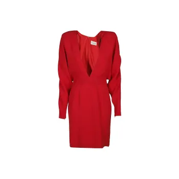 Alexandre Vauthier Long-Sleeved Dresses Women's Red