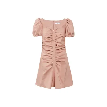 TAMMY TANGS Short Sleeved Dress Women's Gray Pink
