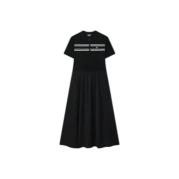 FILA Sports Life Collection Short Sleeved Dress Women's Jet Black
