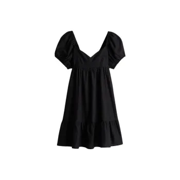 H&M Short Sleeved Dress Women's Black