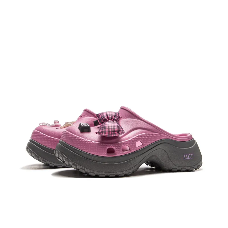 YINGXIONGLIANMENGYONGCHIPAIDUI x LiNing Project* Clogs Women's Dream Mirror Pink-2