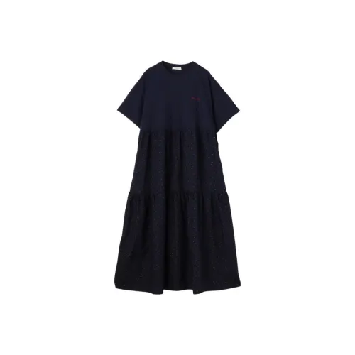 FREAK'S STORE Short Sleeved Dress Women's Marine Blue