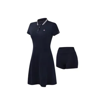 FILA Short Sleeved Dress Women's RD Royal Blue