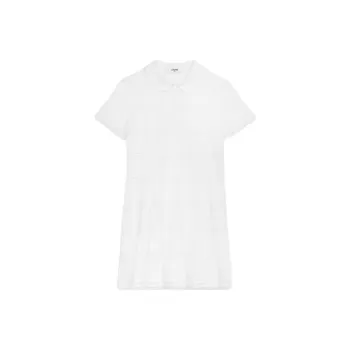 CELINE Short Sleeved Dress Women's White