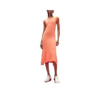HERMES Short-Sleeved Dresses Women's Orange