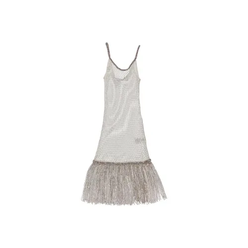 Burberry Slip Dresses Women's White