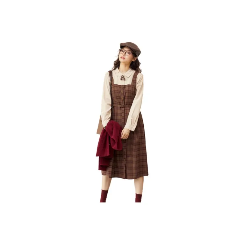 ZIHAN Long-Sleeved Dresses Women's-0