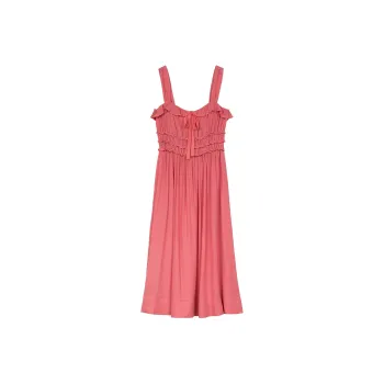 DOEN CAROLYNN DRESS Slip Dresses Women's Coral
