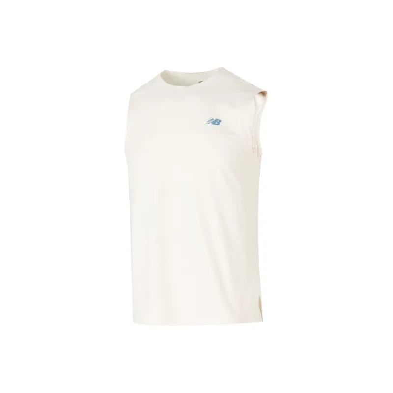 New Balance Tank Top Men's Ivory White-0