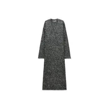 ZARA Long Sleeved Dress Women's Black/White