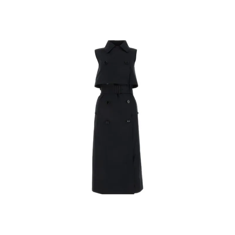 Burberry Sleeveless Trench Dress-0
