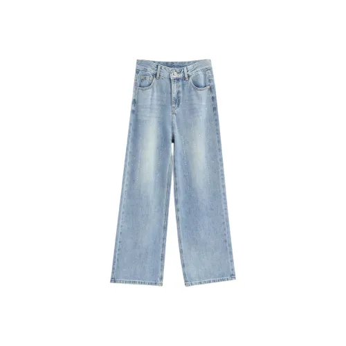 Love to serve Jeans Women's Denim Blue