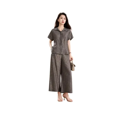 Mylan Casual Suits Women's Gray