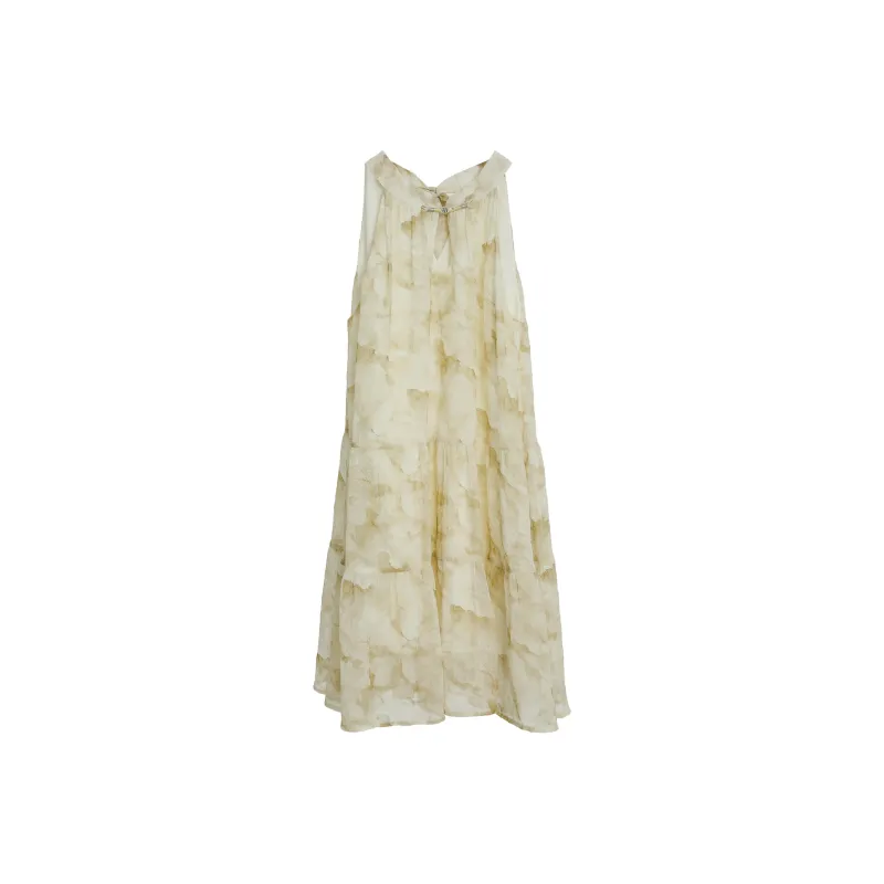 Fstudio Sleeveless Dress Women's Yellow-0