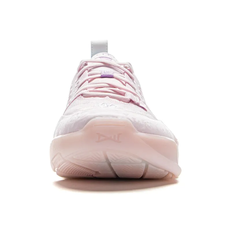 LiNing Full City 13 Cushioning, Slip Resistant, And Breathable Low Top Basketball Shoes Men's Plain Purple Pink-4