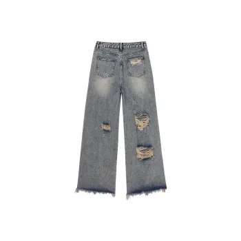 I'M ONE Jeans Women's Washed Denim Blue