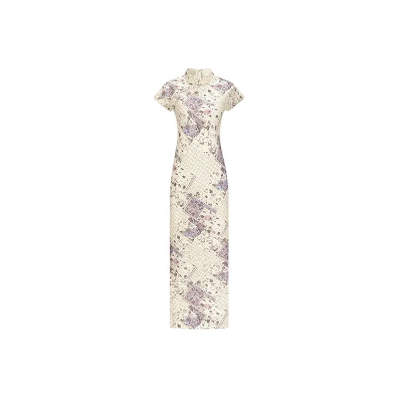Manekniv Short Sleeved Dress Women's Floral-0