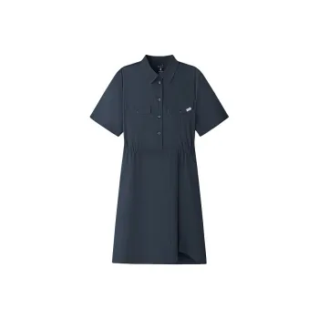 Skechers GO DRI SS25 Short Sleeved Dress Women's Captain Blue/01KA