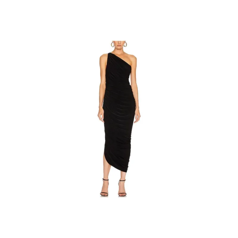 NORMA KAMALI Sleeveless Dress Women's Pure Black-0