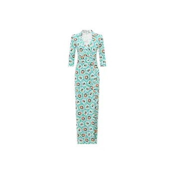 DVF Diane Von Furstenberg Long-Sleeved Dresses Women's Green