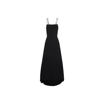 Valentino Slip Dresses Women's Black